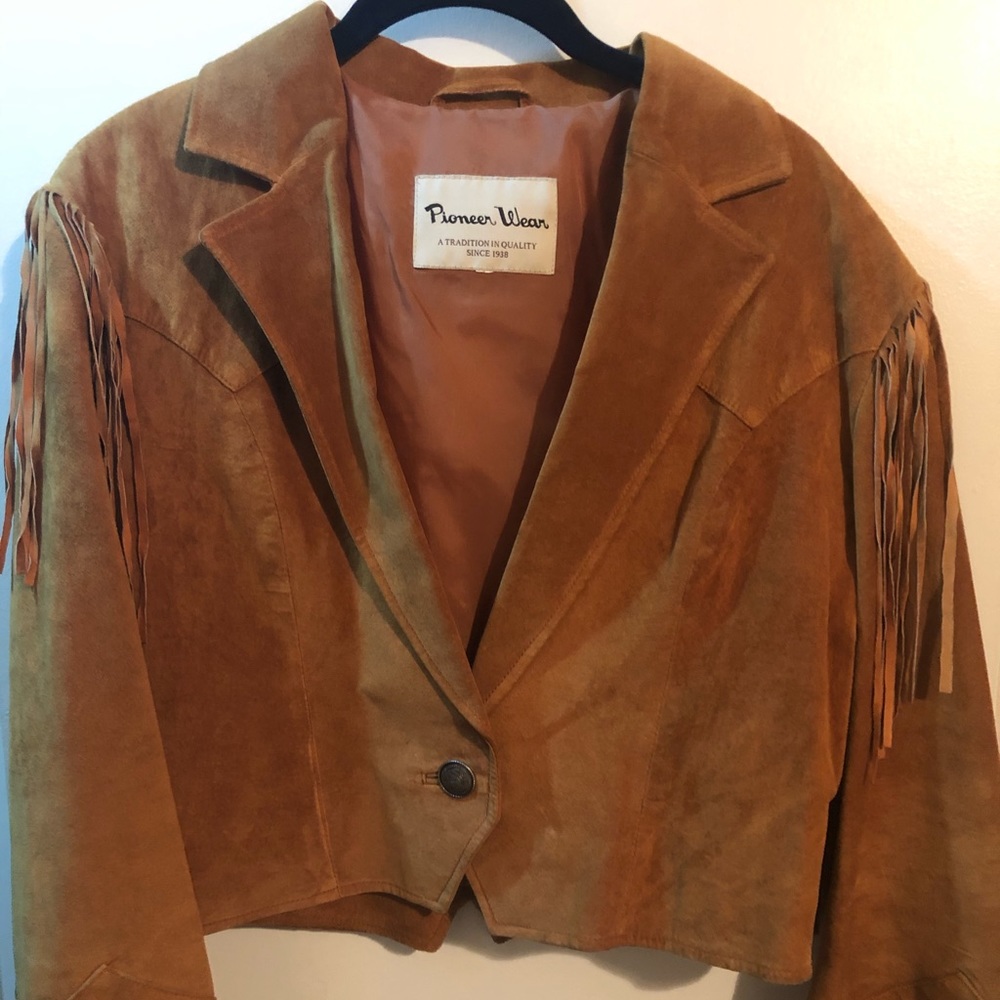 Leather Fringe Jacket